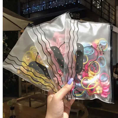 20 pcs Colorful Rubber Ponytail Hair Ties for Girls 