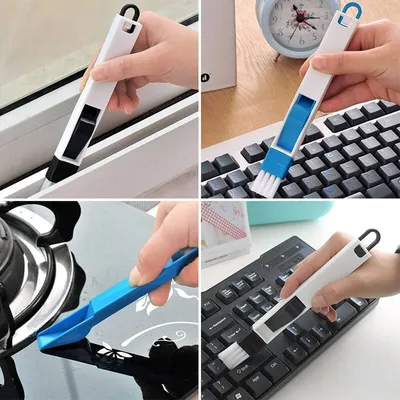 Multipurpose Dust Cleaning Brush For Keyboard/Window (2 pc)