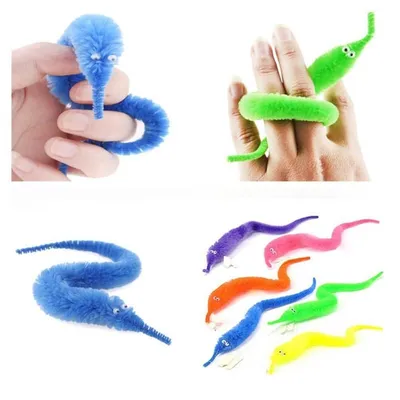 Worm Wiggly Twisty Funny Magic Trick Toy (1 pc)
