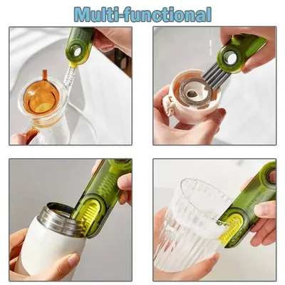 Mutifunctional Cleaning Brush For Bottle Lid, Mini Cup Washing Tool