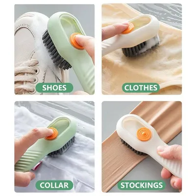 Multi-Use Shoe Long Handle Liquid Filled Cleaning Brush