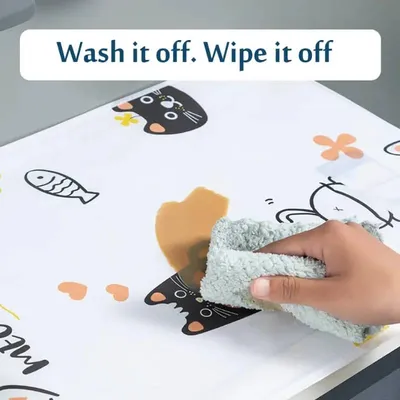 1 Pc Washable Microwave Oven Dust Cover