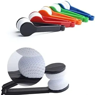 2 Pc Eyeglass Microfiber Cleaner Brush