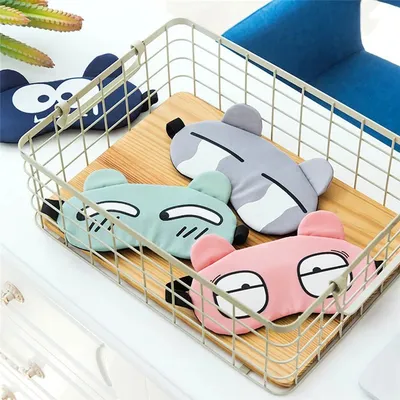 Cartoon Sleeping Mask with Eye Relaxation Gel Bag (1 pc)