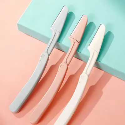 Portable Eyebrow And Facial Hair Razor Set (3 pcs)