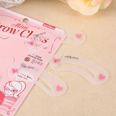 Reusable Eyebrow Drawing Guide (2 set)