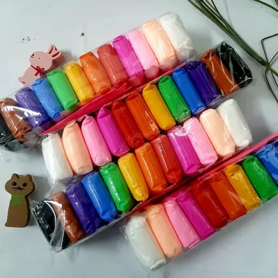 12 Color DIY Molding Magic Clay with Tools