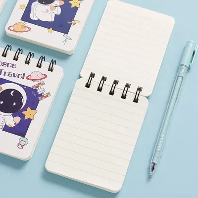 Kawaii Cute Canvas Pocket Notebook (1 pc)