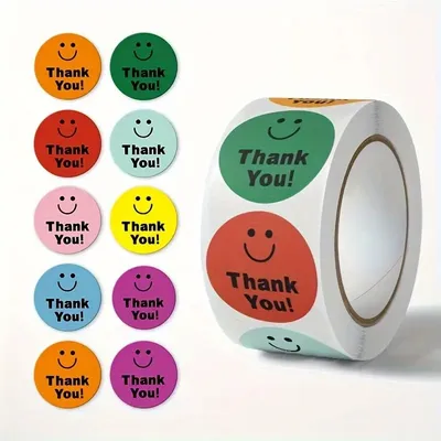 Birthday Emoji Stickers Roll for Kids