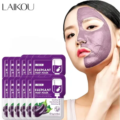 LAIKOU Eggplant Mud Mask (5 pcs)