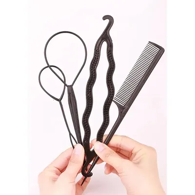 4pcs/set Ponytail Hair Styling Tools