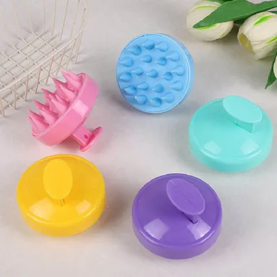 Silicone Shampoo Scalp Hair Massager Shower Brush (1 pc)