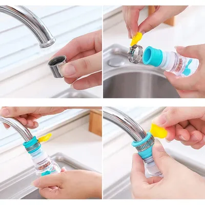 Adjustable Water Purifier Kitchen Faucet Filter 