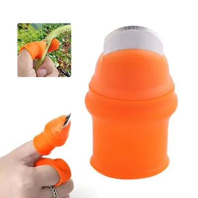 Silicone Finger Thumb Vegetable Cutter Set