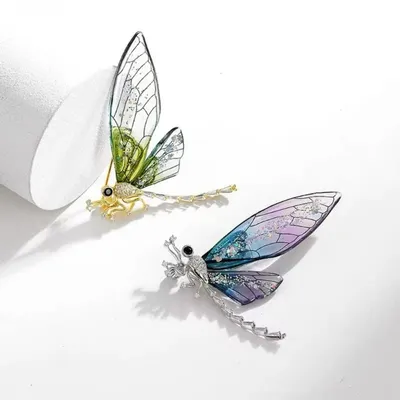 Fashion Transparent Dragonfly Brooch/Pin