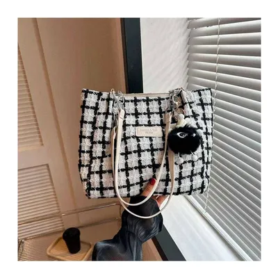 Large Capacity Black and White Fashion Bag