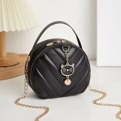 Women's Small Round Crossbody Bag