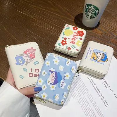 Cute ID Card Holder Wallet Mini Purse