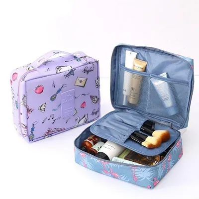 Large Capacity Portable Travel Cosmetics Bag