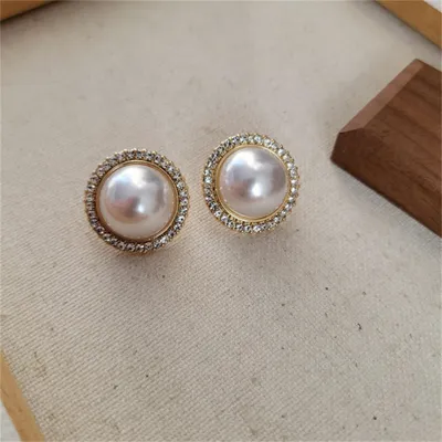 Vintage Double Layer Retro Pearl Elegant Necklace Set