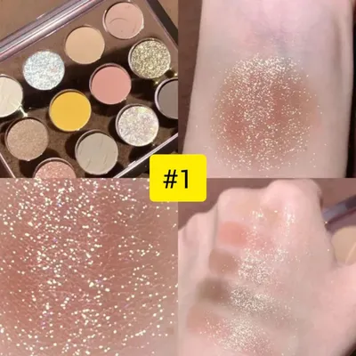 Glitter 12 Shades Matte Eyeshadow Palette