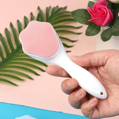 Silicone Face Scrubber Exfoliating Brush (1 Pc)