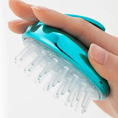 Silicone Head Massage Brush Comb (1 Pc)