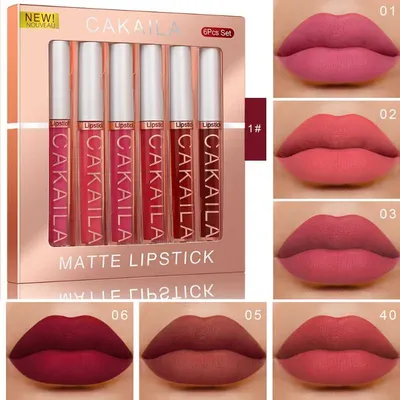 Cakaila Lipstick Set (6 Pcs) 
