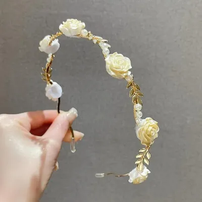 Rose Pearl Headband (1 pc)