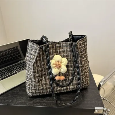 Women's Straw Large Capacity Tote Bag