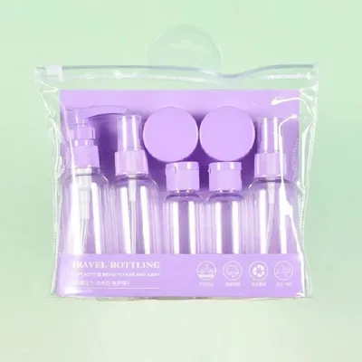 7 Pcs Separate Portable Travel Plastic Mini Spray Bottle Set