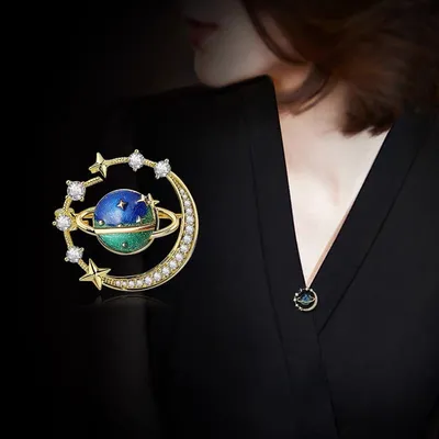 Trendy Fashionable Panel Starship Brooch/Pin 