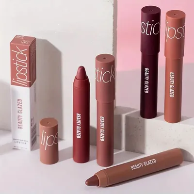 Beauty Glazed Lip Crayon Lipstick 