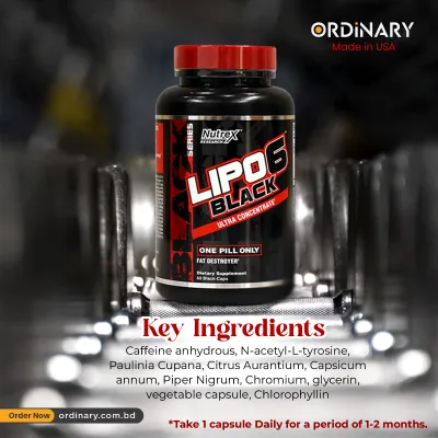 Nutrex Research Lipo-6 Black Ultra Concentrate Dietary Supplement