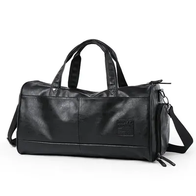 Waterproof PU Leather Duffle Bag
