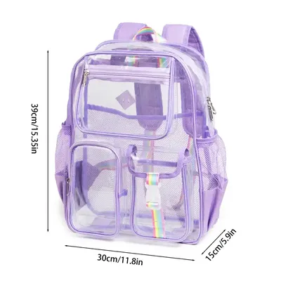 PVC TRANSPARENT BACKPACK