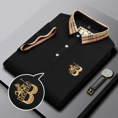 Embroidered  Business Men's Polo Shirt