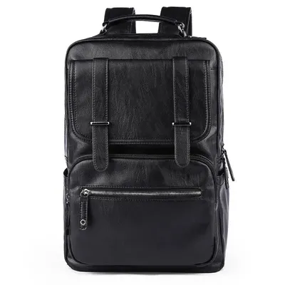 PU Leather Laptop Backpack 