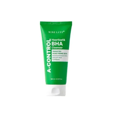 NINE LESS A-Control Heartleaf & BHA Cleanser 120ml