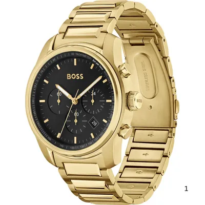 BOSS Trace Analog Black Dial Men's Watch