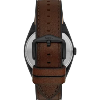 Fossil Everett Automatic Dark Brown Lite Hide™ Men's Watch