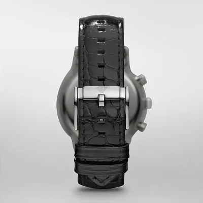 Emporio Armani Classic Chronograph Silver Dial Men's Watch 