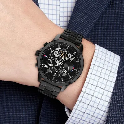 Tommy Hilfiger Analog Black Dial Men's Watch