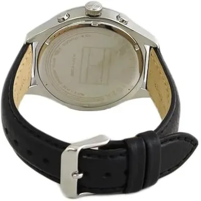 Tommy Hilfiger Multi dial Display and Leather Strap Watch