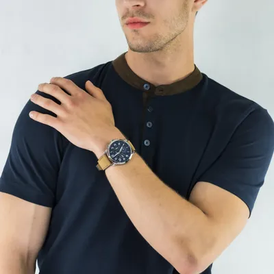 Tommy Hilfiger Men’s Quartz Leather Strap Watch