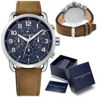 Tommy Hilfiger Men’s Quartz Leather Strap Watch