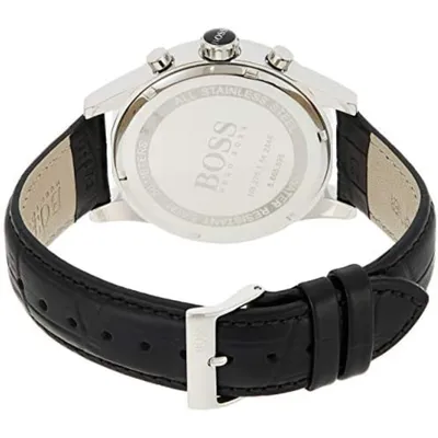 Hugo Boss Men’s Quartz Leather Strap Watch 