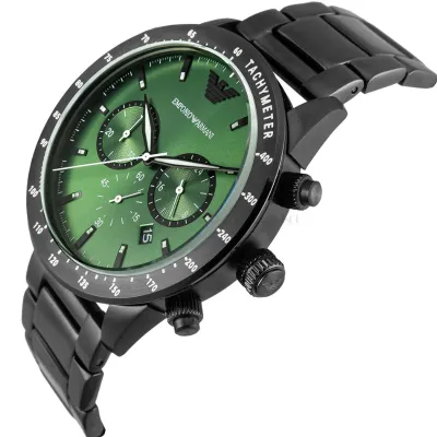 Emporio Armani Chronograph Gunmetal Men's Watch