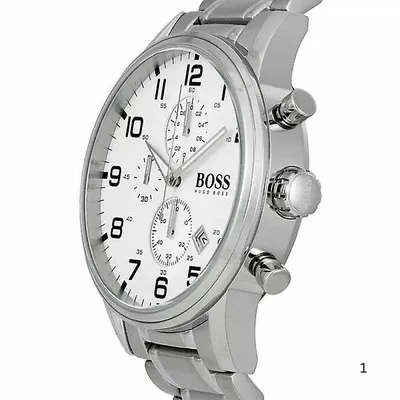 Hugo Boss Aeroliner Chronograph White Dial Watch