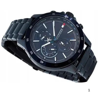 Tommy Hilfiger Bank Blue Dial Men's Watch Watch 